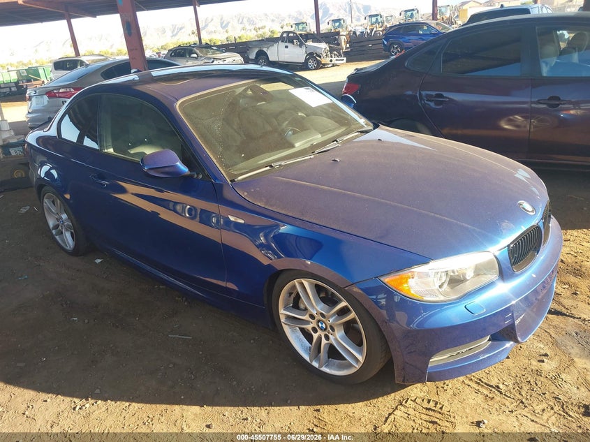 2012 BMW 1er VIN WBAUC9C50CVM11682 IAAI salvage auction — UNKNOWN, Salvage (Arizona), sold $3,600 on 2026-07-28 (photo 1)