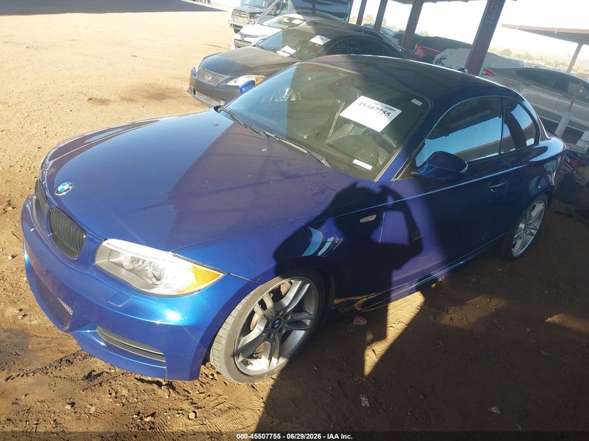 2012 BMW 1er VIN WBAUC9C50CVM11682 IAAI salvage auction — UNKNOWN, Salvage (Arizona), sold $3,600 on 2026-07-28 (photo 2)