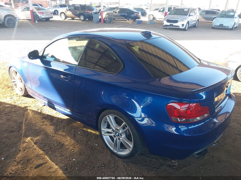 2012 BMW 1er VIN WBAUC9C50CVM11682 IAAI salvage auction — UNKNOWN, Salvage (Arizona), sold $3,600 on 2026-07-28 (photo 3)