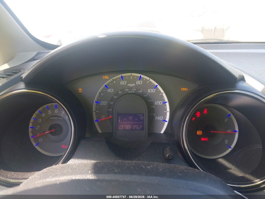 2013 Honda Fit VIN JHMGE8H36DC037716 IAAI salvage auction — FRONT END, Salvage (California), sold $1,100 on 2026-07-30 (photo 7)