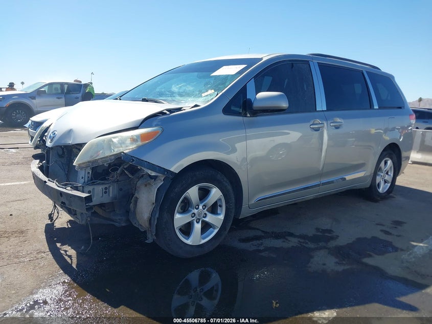 2012 Toyota Sienna VIN 5TDKK3DC8CS246353 IAAI salvage auction — FRONT END, Salvage (Arizona), sold $500 on 2026-07-28 (photo 2)