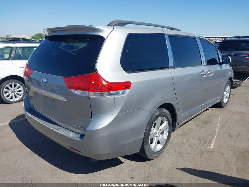 2012 Toyota Sienna VIN 5TDKK3DC8CS246353 IAAI salvage auction — FRONT END, Salvage (Arizona), sold $500 on 2026-07-28 (photo 4)