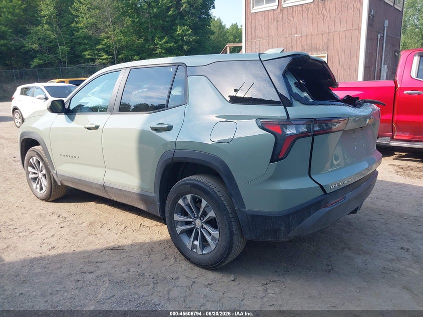2025 Chevrolet Equinox VIN 3GNAXPEGXSL239325 IAAI salvage auction — REAR END, Salvage Title, sold $8,975 on 2026-08-22 (photo 3)
