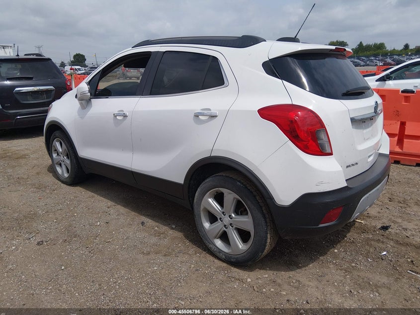 2016 Buick Encore VIN KL4CJCSB8GB557578 IAAI salvage auction — FRONT END, Clear (Illinois), sold $675 on 2026-07-08 (photo 3)