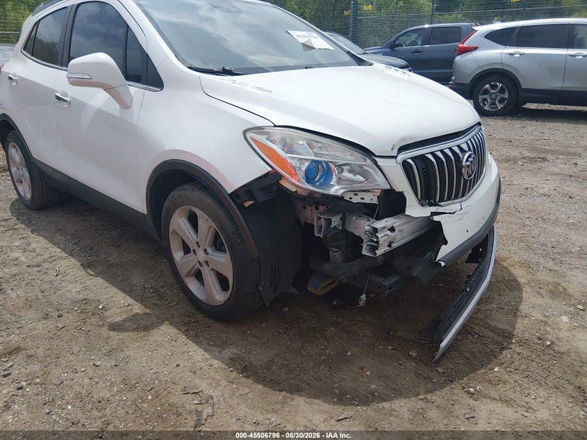 2016 Buick Encore VIN KL4CJCSB8GB557578 IAAI salvage auction — FRONT END, Clear (Illinois), sold $675 on 2026-07-08 (photo 6)