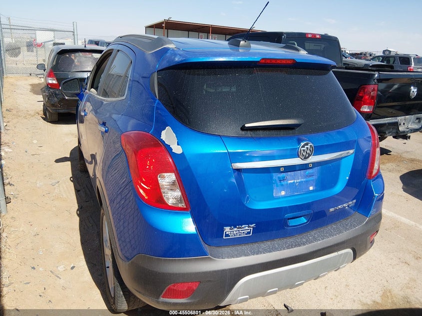 2015 Buick Encore VIN KL4CJESB9FB167339 IAAI salvage auction — FRONT END, Salvage (Texas), sold $25 on 2026-07-29 (photo 3)