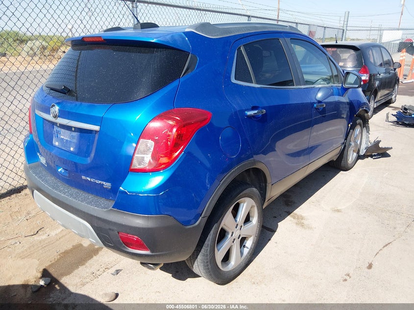 2015 Buick Encore VIN KL4CJESB9FB167339 IAAI salvage auction — FRONT END, Salvage (Texas), sold $25 on 2026-07-29 (photo 4)