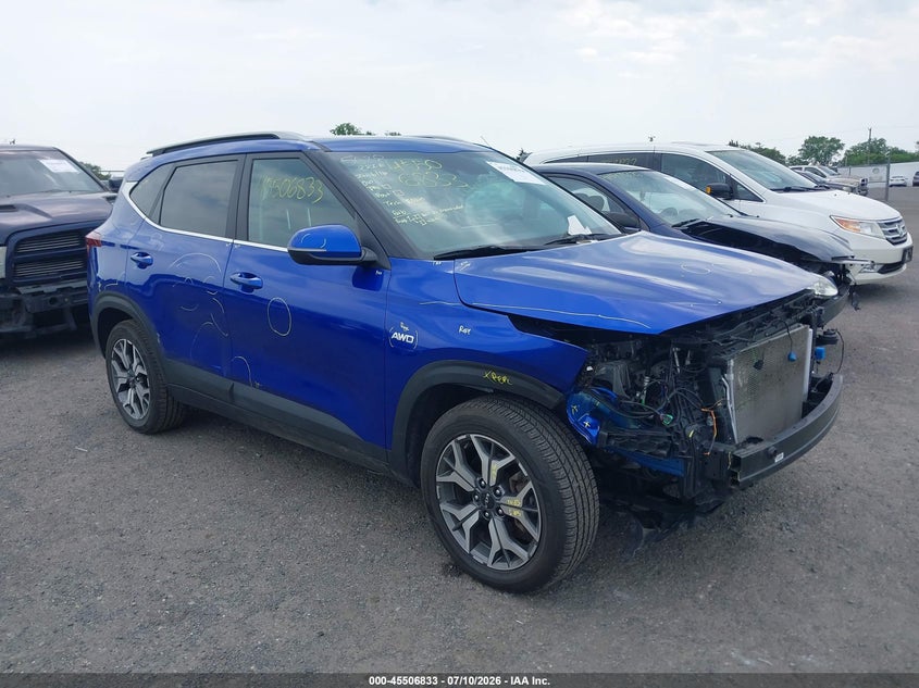 2023 Kia Seltos VIN KNDERCAA3P7416310 IAAI salvage auction — FRONT END, Salvage (Virginia), sold $7,400 on 2026-07-21 (photo 1)