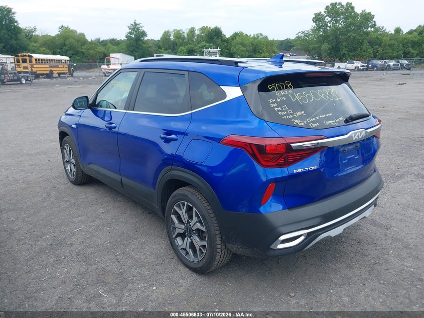2023 Kia Seltos VIN KNDERCAA3P7416310 IAAI salvage auction — FRONT END, Salvage (Virginia), sold $7,400 on 2026-07-21 (photo 3)