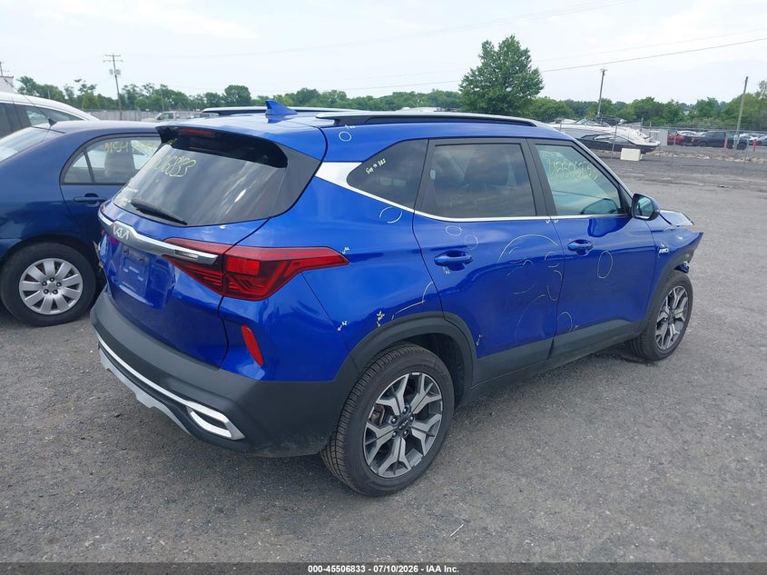 2023 Kia Seltos VIN KNDERCAA3P7416310 IAAI salvage auction — FRONT END, Salvage (Virginia), sold $7,400 on 2026-07-21 (photo 4)