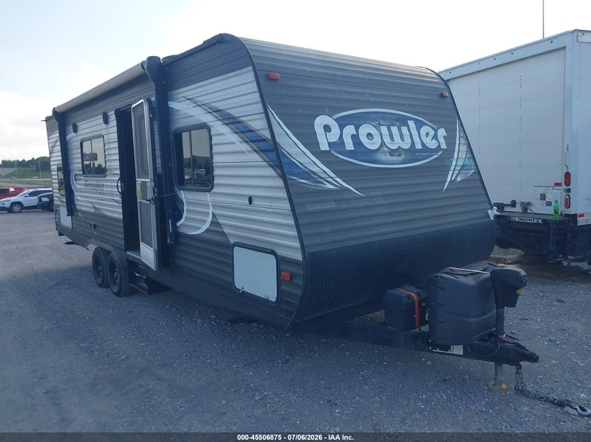 2019 Heartland Prowler VIN 5SFPB2928JE384281 IAAI salvage auction — HAIL, Clear (Oklahoma), sold $1,050 on 2026-09-09 (photo 1)