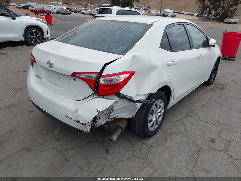 2015 Toyota Corolla VIN 5YFBURHE7FP194106 IAAI salvage auction — NORMAL WEAR, Salvage (California), sold $3,600 on 2026-07-28 (photo 4)