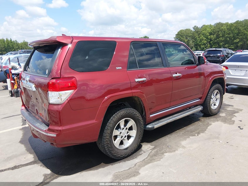 2013 Toyota 4runner VIN JTEBU5JR0D5142781 IAAI salvage auction — REAR END, Salvage Title, sold $7,100 on 2026-07-22 (photo 4)