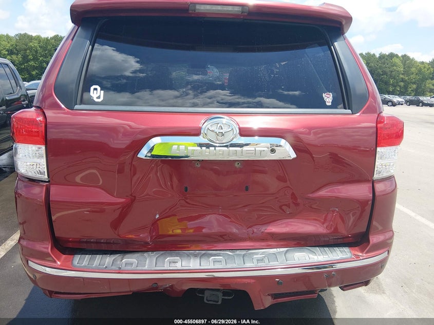 2013 Toyota 4runner VIN JTEBU5JR0D5142781 IAAI salvage auction — REAR END, Salvage Title, sold $7,100 on 2026-07-22 (photo 6)