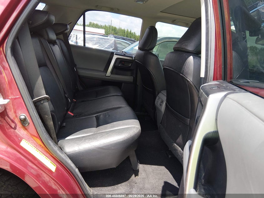 2013 Toyota 4runner VIN JTEBU5JR0D5142781 IAAI salvage auction — REAR END, Salvage Title, sold $7,100 on 2026-07-22 (photo 8)