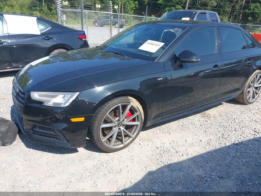2018 Audi A4 VIN WAUENAF46JN001033 IAAI salvage auction — WATER/FLOOD, Flood (Mississippi), sold $5,650 on 2026-07-31 (photo 2)