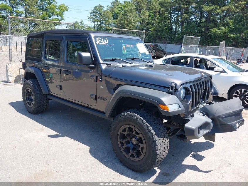 2019 Jeep Wrangler / VIN 1C4HJXDG7KW669592 — IAAI salvage auction photo