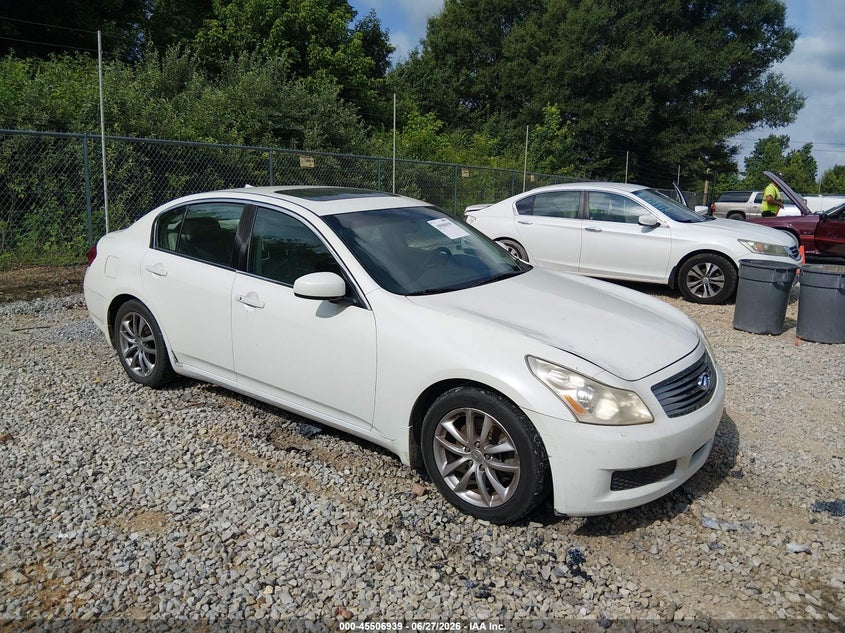 2008 Infiniti G35 VIN JNKBV61E98M210087 IAAI salvage auction — NORMAL WEAR, Clear (Alabama), sold $300 on 2026-07-27 (photo 1)
