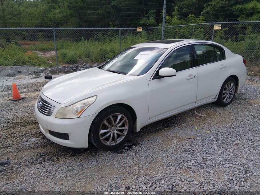 2008 Infiniti G35 VIN JNKBV61E98M210087 IAAI salvage auction — NORMAL WEAR, Clear (Alabama), sold $300 on 2026-07-27 (photo 2)