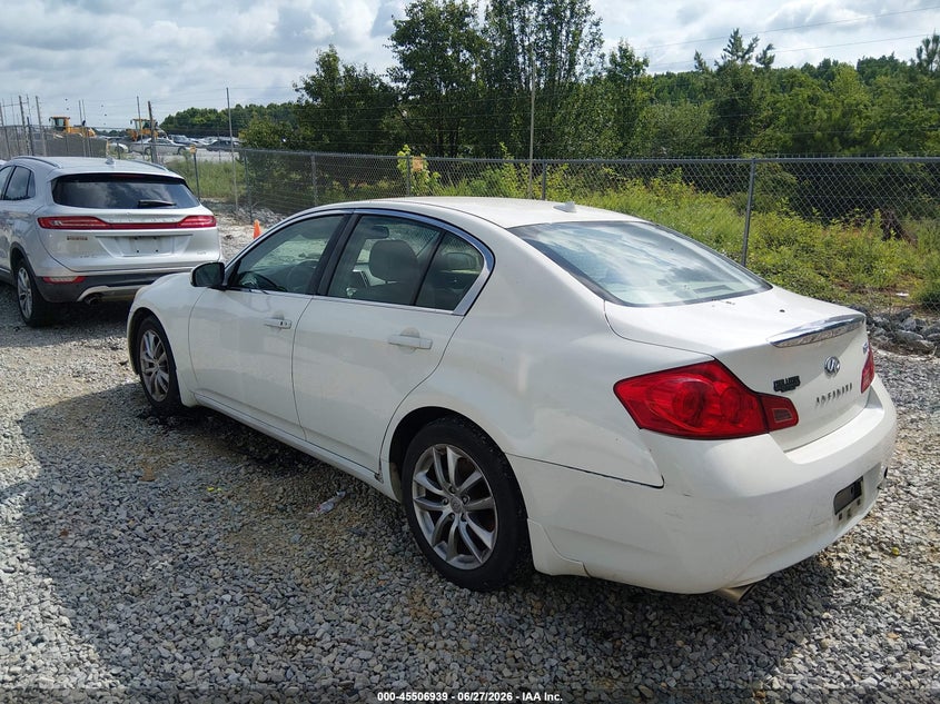 2008 Infiniti G35 VIN JNKBV61E98M210087 IAAI salvage auction — NORMAL WEAR, Clear (Alabama), sold $375 on 2026-07-29 (photo 3)