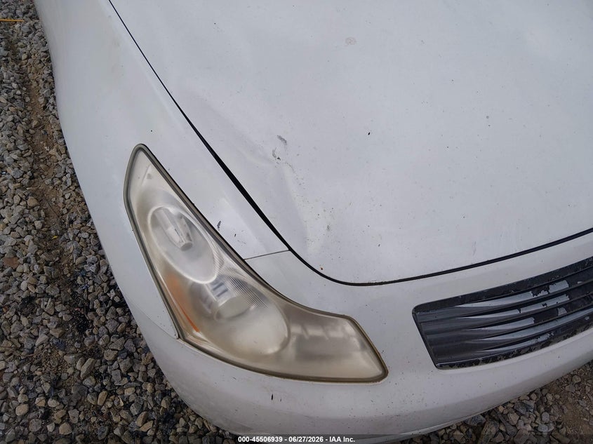 2008 Infiniti G35 VIN JNKBV61E98M210087 IAAI salvage auction — NORMAL WEAR, Clear (Alabama), sold $300 on 2026-07-27 (photo 6)
