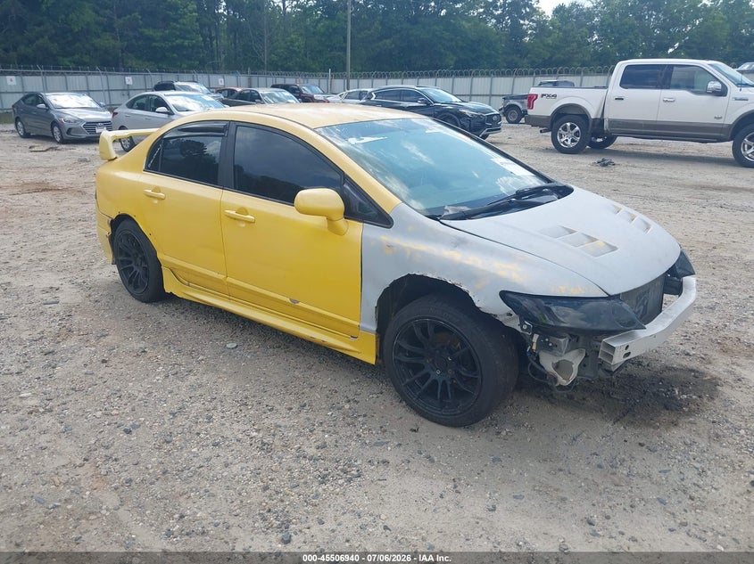 2008 Honda Civic VIN 2HGFA15508H351131 IAAI salvage auction — NORMAL WEAR, Clear (North Carolina), sold $275 on 2026-07-18 (photo 1)