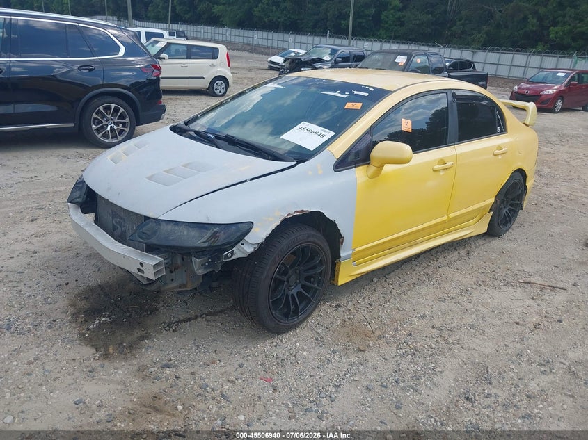 2008 Honda Civic VIN 2HGFA15508H351131 IAAI salvage auction — NORMAL WEAR, Clear (North Carolina), sold $275 on 2026-07-18 (photo 2)