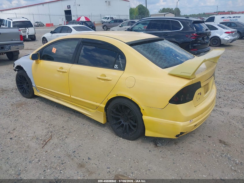 2008 Honda Civic VIN 2HGFA15508H351131 IAAI salvage auction — NORMAL WEAR, Clear (North Carolina), sold $275 on 2026-07-18 (photo 3)