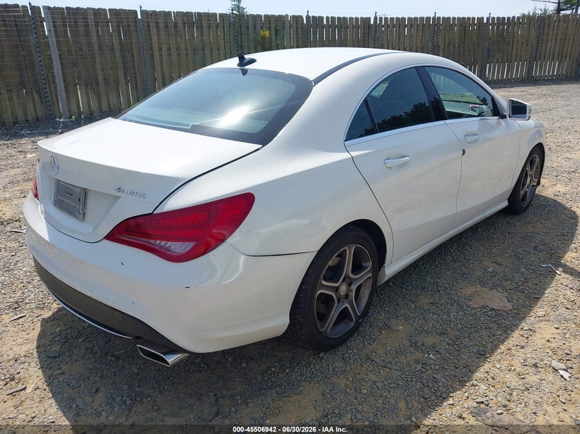 2015 Mercedes-benz Cla-klasse VIN WDDSJ4GB6FN172023 IAAI salvage auction — RIGHT REAR, Salvage Title, sold $3,550 on 2026-07-27 (photo 4)