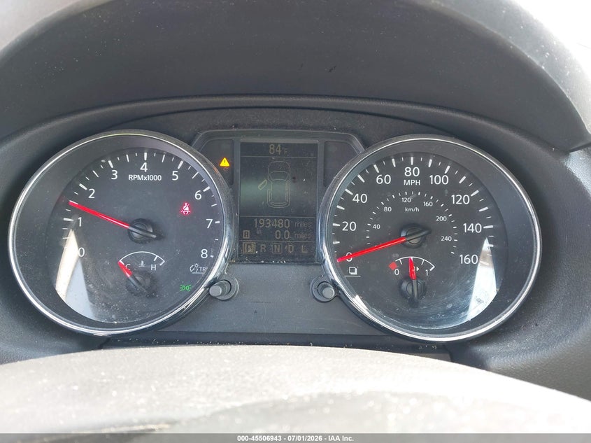 2012 Nissan Rogue VIN JN8AS5MT7CW303671 IAAI salvage auction — FRONT END, Clear (Alabama), sold $250 on 2026-07-30 (photo 7)