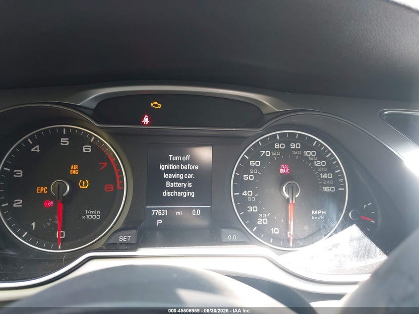 2016 Audi A4 VIN WAUFFAFL7GN003343 IAAI salvage auction — FRONT END, Salvage (Virginia), sold $25 on 2026-07-28 (photo 7)