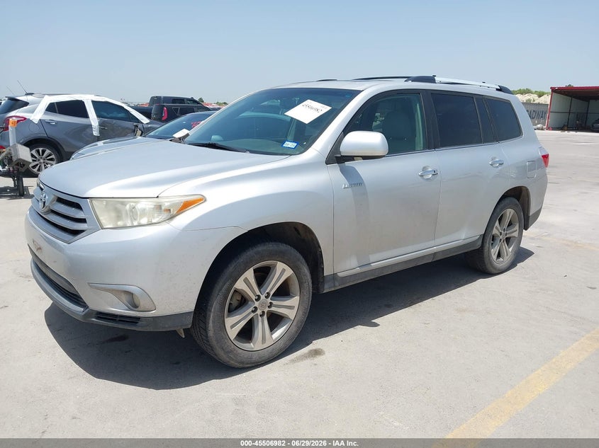 2012 Toyota Highlander VIN 5TDYK3EH6CS068480 IAAI salvage auction — NORMAL WEAR, Clear (Texas), sold $4,950 on 2026-07-09 (photo 2)