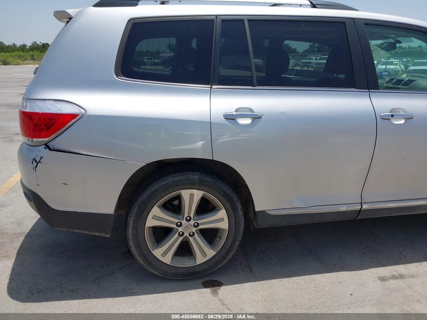 2012 Toyota Highlander VIN 5TDYK3EH6CS068480 IAAI salvage auction — NORMAL WEAR, Clear (Texas), sold $4,950 on 2026-07-09 (photo 6)