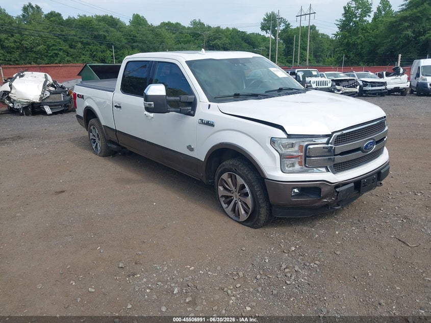 2019 Ford F150 VIN 1FTFW1E49KFC74775 IAAI salvage auction — FRONT & REAR, Salvage Title, sold $13,450 on 2026-07-29 (photo 1)