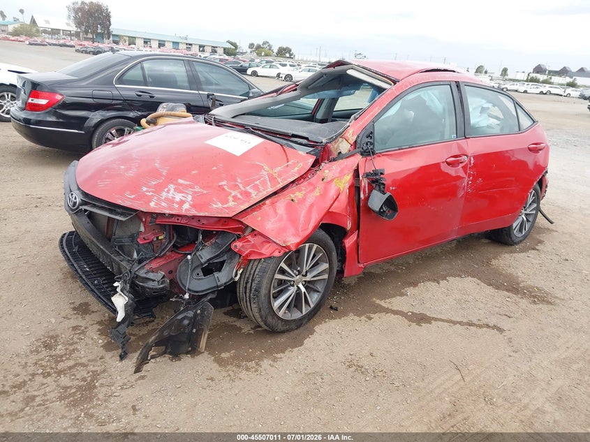 2016 Toyota Corolla VIN 5YFBURHE6GP463942 IAAI salvage auction — ROLLOVER, Salvage (California), sold $925 on 2026-07-29 (photo 2)