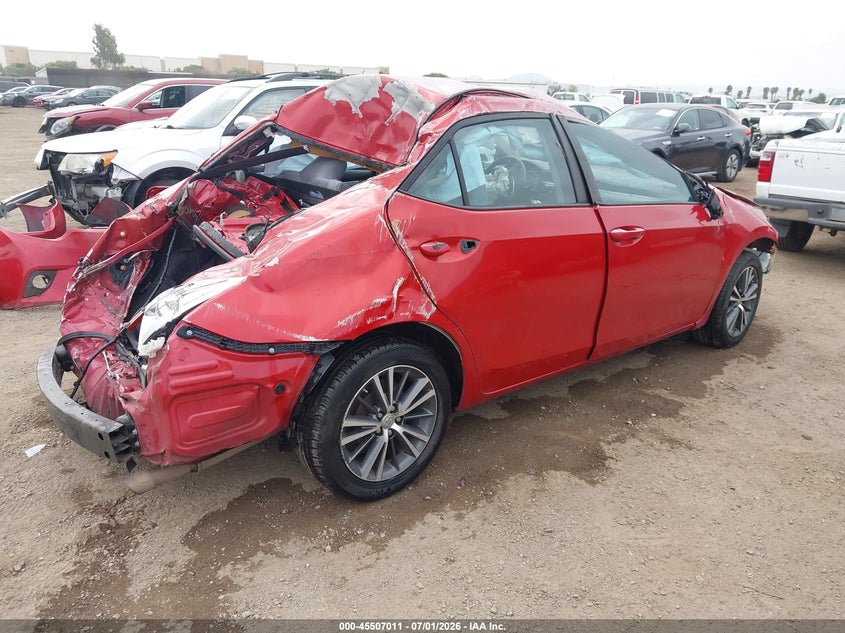2016 Toyota Corolla VIN 5YFBURHE6GP463942 IAAI salvage auction — ROLLOVER, Salvage (California), sold $925 on 2026-07-29 (photo 4)