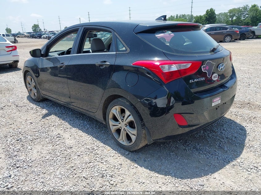 2013 Hyundai Elantra VIN KMHD35LE7DU054189 IAAI salvage auction — NORMAL WEAR, Regular Certificate (Iowa), sold $875 on 2026-07-08 (photo 3)