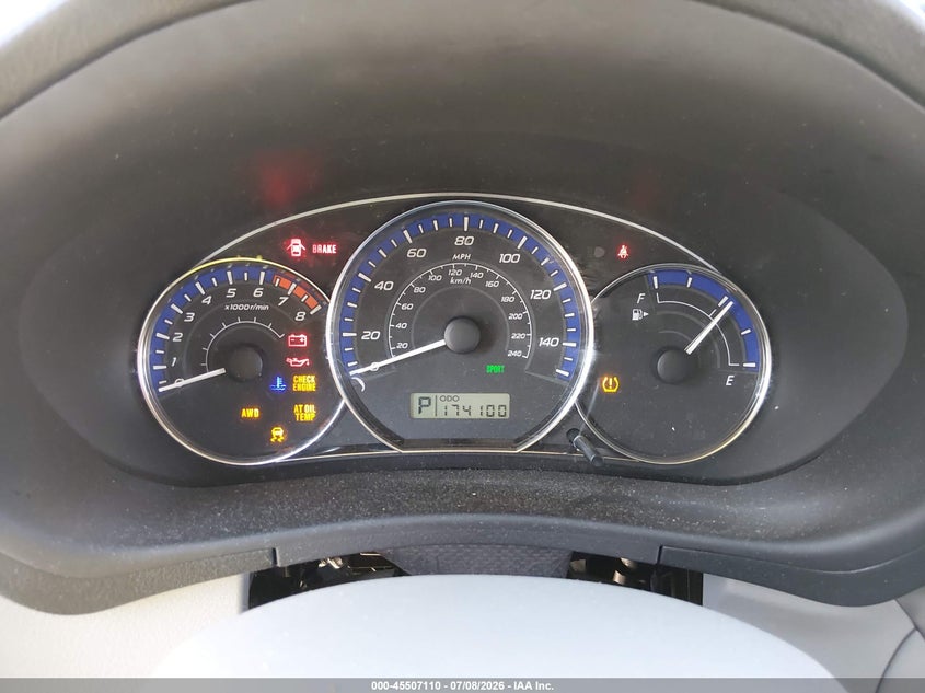 2012 Subaru Forester VIN JF2SHADC2CH447531 IAAI salvage auction — UNDERCARRIAGE, Salvage (Connecticut), sold $425 on 2026-07-30 (photo 7)