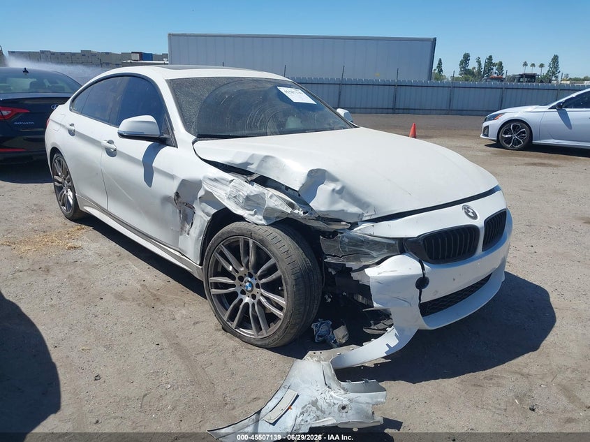 2017 BMW 4er VIN WBA4F7C51HG786228 IAAI salvage auction — RIGHT FRONT, Salvage (California), sold $1,500 on 2026-07-28 (photo 1)
