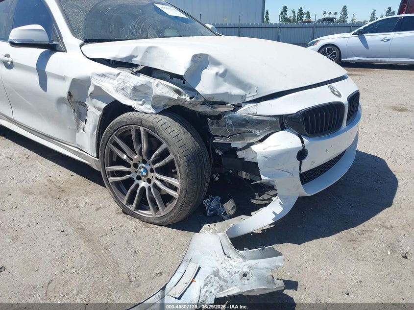 2017 BMW 4er VIN WBA4F7C51HG786228 IAAI salvage auction — RIGHT FRONT, Salvage (California), sold $1,500 on 2026-07-28 (photo 6)