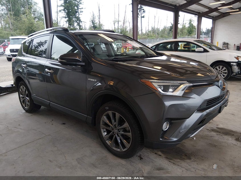 2018 Toyota Rav 4 VIN JTMDJREV2JD191681 IAAI salvage auction — REAR END, Bill Of Sale (Washington), sold $9,600 on 2026-07-22 (photo 1)