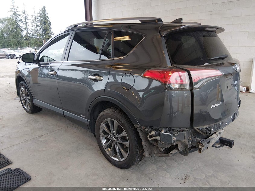2018 Toyota Rav 4 VIN JTMDJREV2JD191681 IAAI salvage auction — REAR END, Bill Of Sale (Washington), sold $9,600 on 2026-07-22 (photo 3)