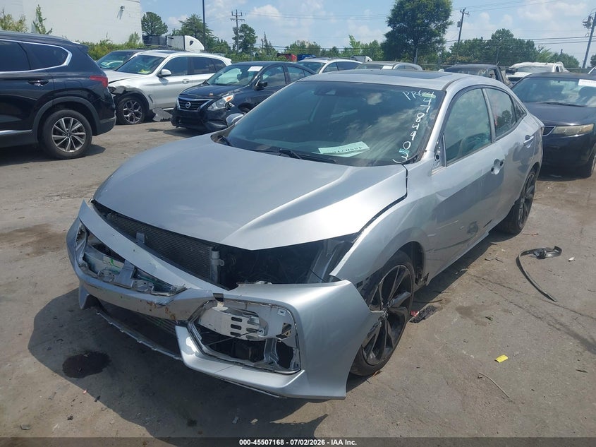 2018 Honda Civic VIN SHHFK7H90JU224709 IAAI salvage auction — FRONT END, Salvage (North Carolina), sold $5,100 on 2026-07-23 (photo 2)