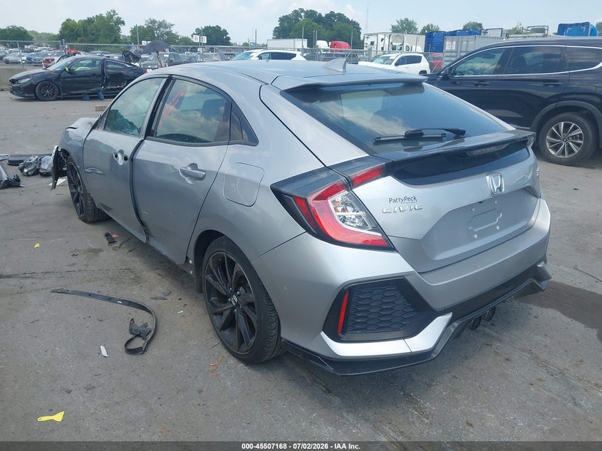 2018 Honda Civic VIN SHHFK7H90JU224709 IAAI salvage auction — FRONT END, Salvage (North Carolina), sold $5,100 on 2026-07-23 (photo 3)