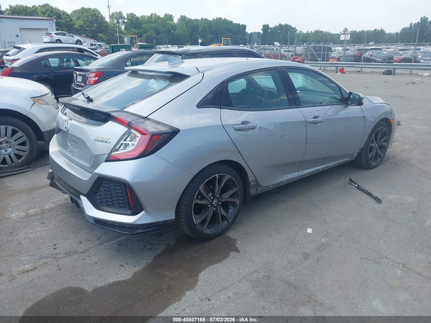2018 Honda Civic VIN SHHFK7H90JU224709 IAAI salvage auction — FRONT END, Salvage (North Carolina), sold $5,100 on 2026-07-23 (photo 4)