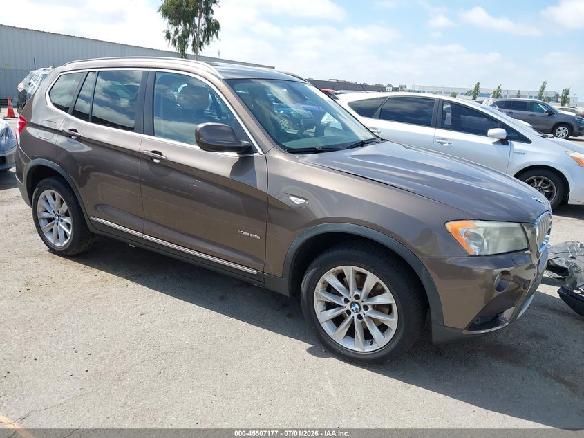 2011 BMW X3 VIN 5UXWX5C58BL710533 IAAI salvage auction — REAR END, Salvage (California), sold $4,600 on 2026-07-20 (photo 1)