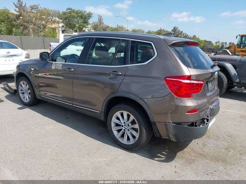 2011 BMW X3 VIN 5UXWX5C58BL710533 IAAI salvage auction — REAR END, Salvage (California), sold $4,600 on 2026-07-20 (photo 3)