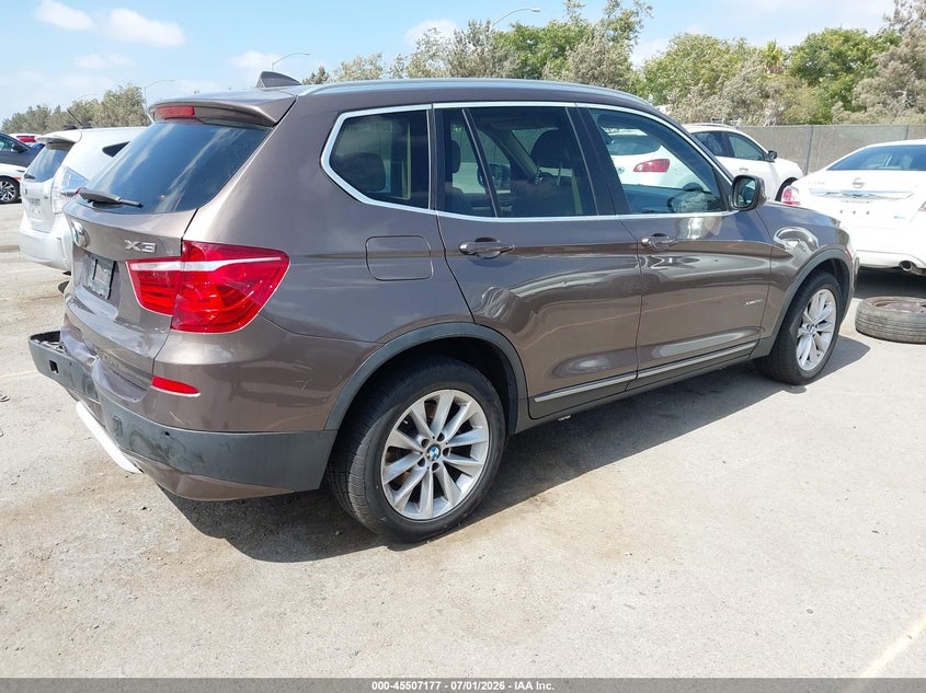 2011 BMW X3 VIN 5UXWX5C58BL710533 IAAI salvage auction — REAR END, Salvage (California), sold $4,600 on 2026-07-20 (photo 4)