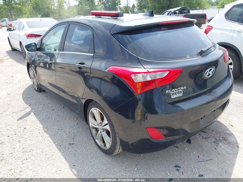 2013 Hyundai Elantra VIN KMHD35LE3DU060006 IAAI salvage auction — NORMAL WEAR, Clear (Indiana), sold $625 on 2026-07-28 (photo 3)
