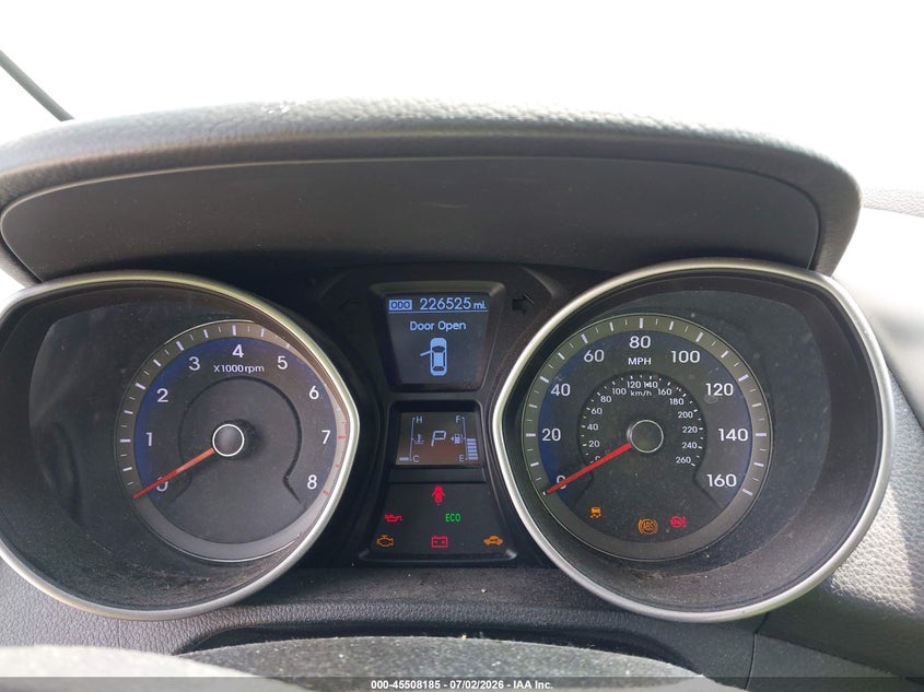 2013 Hyundai Elantra VIN KMHD35LE3DU060006 IAAI salvage auction — NORMAL WEAR, Clear (Indiana), sold $625 on 2026-07-28 (photo 7)